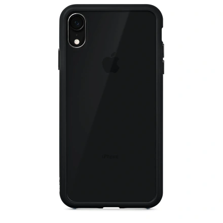 Чехол LAUT ACCENTS TEMPERED GLASS Black for iPhone XR (LAUT_IP18-M_AC_BK)